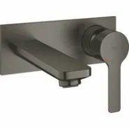 Внешняя часть смесителя для раковины GROHE Lineare на 2 отверстия, темный графит матовый (19409AL1)