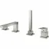 Смеситель для ванны GROHE Eurocube на 4 отверстия, на край ванны, суперсталь (19897DC1) Смеситель для ванны GROHE Eurocube на 4 отверстия, на край ванны, суперсталь (19897DC1)