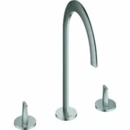 Смеситель для раковины GROHE Atrio Icon 3D двухвентильный на 3 отверстия, нержавеющая сталь (20609SD0)
