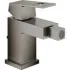 Смеситель для биде GROHE Eurocube с донным клапаном, темный графит матовый (23138AL0) Смеситель для биде GROHE Eurocube с донным клапаном, темный графит матовый (23138AL0)
