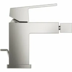 Смеситель для биде GROHE Eurocube с донным клапаном, суперсталь (23138DC0) Смеситель для биде GROHE Eurocube с донным клапаном, суперсталь (23138DC0)