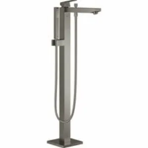 Внешняя часть смесителя для ванны GROHE Eurocube напольного монтажа, темный графит матовый (23672AL1) Внешняя часть смесителя для ванны GROHE Eurocube напольного монтажа, темный графит матовый (23672AL1)