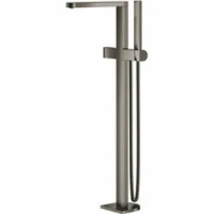 Внешняя часть смесителя для ванны GROHE Plus напольного монтажа, темный графит матовый (23846AL3) Внешняя часть смесителя для ванны GROHE Plus напольного монтажа, темный графит матовый (23846AL3)