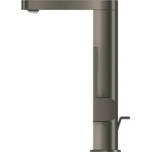 Смеситель для раковины GROHE Plus с донным клапаном, L-Size, темный графит матовый (23851AL3) Смеситель для раковины GROHE Plus с донным клапаном, L-Size, темный графит матовый (23851AL3)