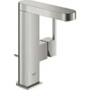 Смеситель для раковины GROHE Plus с донным клапаном, M-Size, суперсталь (23871DC3)