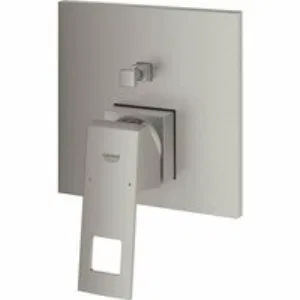 Внешняя часть смесителя для ванны GROHE Eurocube с переключателем на 2 положения, суперсталь (24062DC0) Внешняя часть смесителя для ванны GROHE Eurocube с переключателем на 2 положения, суперсталь (24062DC0)
