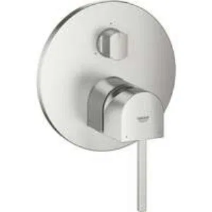 Внешняя часть смесителя для ванны GROHE Plus с переключателем на 3 положения, суперсталь (24093DC3) Внешняя часть смесителя для ванны GROHE Plus с переключателем на 3 положения, суперсталь (24093DC3)