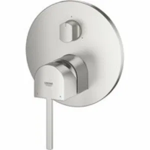 Внешняя часть смесителя для ванны GROHE Plus с переключателем на 3 положения, суперсталь (24093DC3) Внешняя часть смесителя для ванны GROHE Plus с переключателем на 3 положения, суперсталь (24093DC3)