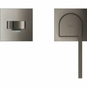 Внешняя часть смесителя для раковины GROHE Plus на 2 отверстия, M-Size, темный графит матовый (29303AL3) Внешняя часть смесителя для раковины GROHE Plus на 2 отверстия, M-Size, темный графит матовый (29303AL3)