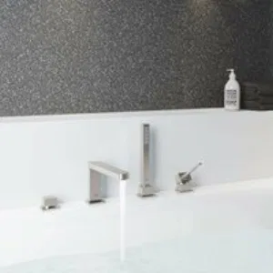 Смеситель для ванны GROHE Plus на 4 отверстия, на край ванны, суперсталь (29307DC3) Смеситель для ванны GROHE Plus на 4 отверстия, на край ванны, суперсталь (29307DC3)