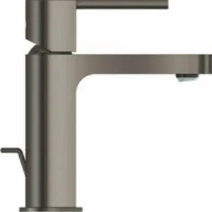 Смеситель для раковины GROHE Plus с донным клапаном, S-Size, темный графит матовый (32612AL3) Смеситель для раковины GROHE Plus с донным клапаном, S-Size, темный графит матовый (32612AL3)