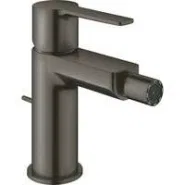 Смеситель для биде GROHE Lineare с донным клапаном, темный графит матовый (33848AL1)