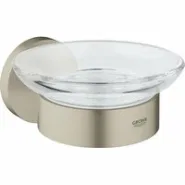 Мыльница GROHE Essentials с держателем, никель матовый (40444EN1)