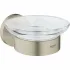 Мыльница GROHE Essentials с держателем, никель матовый (40444EN1) Мыльница GROHE Essentials с держателем, никель матовый (40444EN1)