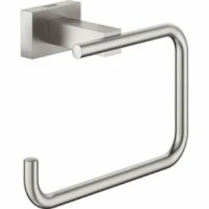 Держатель для туалетной бумаги без крышки GROHE Essentials Cube, суперсталь (40507DC1) Держатель для туалетной бумаги без крышки GROHE Essentials Cube, суперсталь (40507DC1)