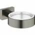 Держатель GROHE Essentials Cube, темный графит матовый (40508AL1) Держатель GROHE Essentials Cube, темный графит матовый (40508AL1)