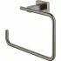 Кольцо для полотенца GROHE Essentials Cube, темный графит матовый (40510AL1) Кольцо для полотенца GROHE Essentials Cube, темный графит матовый (40510AL1)