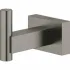 Крючок для банного халата GROHE Essentials Cube, темный графит матовый (40511AL1) Крючок для банного халата GROHE Essentials Cube, темный графит матовый (40511AL1)