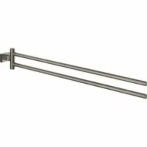Держатель для полотенца GROHE Essentials Cube двойной, поворотный, темный графит матовый (40624AL1) Держатель для полотенца GROHE Essentials Cube двойной, поворотный, темный графит матовый (40624AL1)