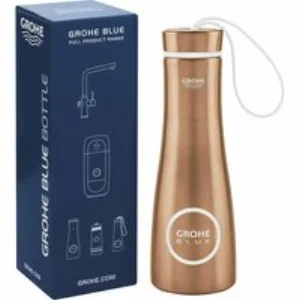 Бутылка для воды из нержавеющей стали GROHE Blue, теплый закат матовый (40848DL0) Бутылка для воды из нержавеющей стали GROHE Blue, теплый закат матовый (40848DL0)