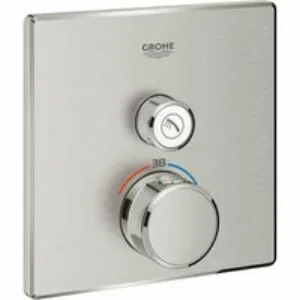 Внешняя часть термостата для душа GROHE Grohtherm SmartControl, суперсталь (29123DC0) Внешняя часть термостата для душа GROHE Grohtherm SmartControl, суперсталь (29123DC0)