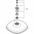 Верхний душ GROHE Rainshower Grandera 210, 1 режим, хром (26473000) Верхний душ GROHE Rainshower Grandera 210, 1 режим, хром (26473000)