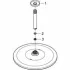 Верхний душ GROHE Rainshower 310 Mono с душевым кронштейном, 9,5 л/мин, 1 режим, 142 мм, суперсталь (26566DC0) Верхний душ GROHE Rainshower 310 Mono с душевым кронштейном, 9,5 л/мин, 1 режим, 142 мм, суперсталь (26566DC0)