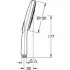 Ручной душ GROHE Rainshower SmartActive 130, 3 режима, темный графит глянцевый (26574A00) Ручной душ GROHE Rainshower SmartActive 130, 3 режима, темный графит глянцевый (26574A00)