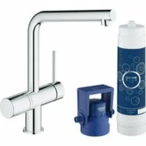 Смеситель для кухонной мойки GROHE Blue Pure Minta с функцией фильтрации, с фильтром в комплекте, хром (31345002) Смеситель для кухонной мойки GROHE Blue Pure Minta с функцией фильтрации, с фильтром в комплекте, хром (31345002)