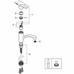 Смеситель для кухни GROHE Eurosmart, суперсталь (33281DC3) Смеситель для кухни GROHE Eurosmart, суперсталь (33281DC3)