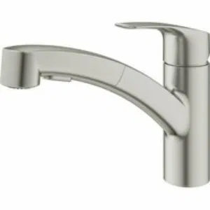 Смеситель для кухни GROHE Eurosmart с вытяжным душем, суперсталь (30305DC1) Смеситель для кухни GROHE Eurosmart с вытяжным душем, суперсталь (30305DC1)
