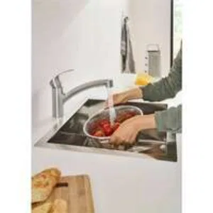 Смеситель для кухни GROHE Eurosmart с вытяжным душем, суперсталь (30305DC1) Смеситель для кухни GROHE Eurosmart с вытяжным душем, суперсталь (30305DC1)