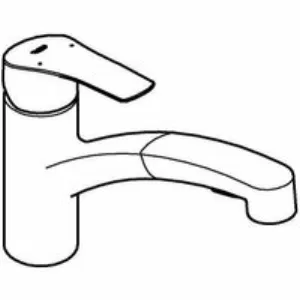 Смеситель для кухни GROHE Eurosmart с вытяжным душем, суперсталь (30305DC1) Смеситель для кухни GROHE Eurosmart с вытяжным душем, суперсталь (30305DC1)