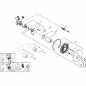 Смеситель для ванны GROHE Eurosmart в комплекте с монтажной частью, хром (33305003) Смеситель для ванны GROHE Eurosmart в комплекте с монтажной частью, хром (33305003)
