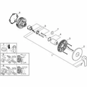 Внешняя часть смесителя для душа GROHE Eurosmart, хром (24042003) Внешняя часть смесителя для душа GROHE Eurosmart, хром (24042003)