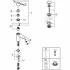 Смеситель для раковины GROHE Eurosmart, S-size, хром (23982003) Смеситель для раковины GROHE Eurosmart, S-size, хром (23982003)