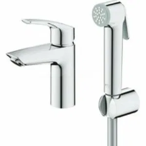 Смеситель для раковины GROHE Eurosmart с гигиеническим душем, S-size, хром (23124003) Смеситель для раковины GROHE Eurosmart с гигиеническим душем, S-size, хром (23124003)