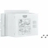 Ревизионный короб GROHE для крепления малых панелей смыва, хром (40950000)