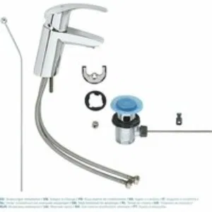Смеситель для раковины GROHE Eurosmart, S-Size, хром (32926002) Смеситель для раковины GROHE Eurosmart, S-Size, хром (32926002)