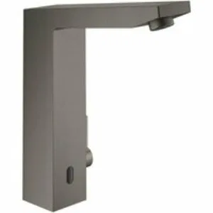 Смеситель для раковины GROHE Eurocube E инфракрасный, с регулировкой температуры, питание от батареи 6V, темный графит матовый (36441AL0) Смеситель для раковины GROHE Eurocube E инфракрасный, с регулировкой температуры, питание от батареи 6V, темный графит матовый (36441AL0)