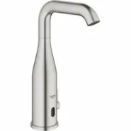 Смеситель для раковины GROHE Essence E инфракрасный, с регулировкой температуры, питание от батареи 6V, суперсталь (36445DC0)