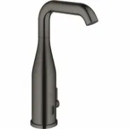 Смеситель для раковины GROHE Essence E инфракрасный, с регулировкой температуры, питание от батареи 6V, темный графит глянец (36445A00)