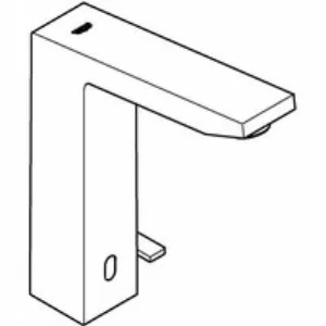 Смеситель для раковины GROHE Eurocube E инфракрасный, с регулировкой температуры, питание от батареи 6V, суперсталь (36441DC0) Смеситель для раковины GROHE Eurocube E инфракрасный, с регулировкой температуры, питание от батареи 6V, суперсталь (36441DC0)