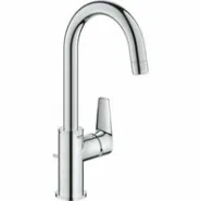 Смеситель для раковины GROHE Start Edge QuickFix с донным клапаном, L-Size, хром (24201001)