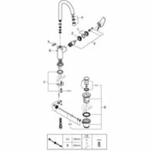 Смеситель для раковины GROHE Start Edge QuickFix с донным клапаном, L-Size, хром (24201001) Смеситель для раковины GROHE Start Edge QuickFix с донным клапаном, L-Size, хром (24201001)