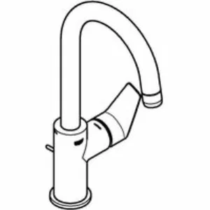 Смеситель для раковины GROHE Start Edge QuickFix с донным клапаном, L-Size, хром (24201001) Смеситель для раковины GROHE Start Edge QuickFix с донным клапаном, L-Size, хром (24201001)