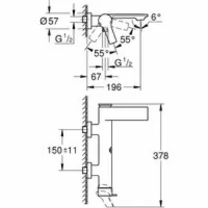Смеситель для ванны GROHE Allure, хром (32826001) Смеситель для ванны GROHE Allure, хром (32826001)