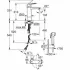 Смеситель для раковины GROHE Eurosmart Cosmopolitan с гигиеническим душем, M-size, хром (24191000) Смеситель для раковины GROHE Eurosmart Cosmopolitan с гигиеническим душем, M-size, хром (24191000)