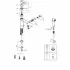 Смеситель для раковины GROHE Eurosmart Cosmopolitan с гигиеническим душем, M-size, хром (24191000) Смеситель для раковины GROHE Eurosmart Cosmopolitan с гигиеническим душем, M-size, хром (24191000)