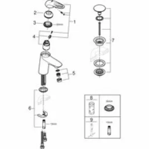 Смеситель для раковины GROHE Eurostyle, S-size, хром (23930003) Смеситель для раковины GROHE Eurostyle, S-size, хром (23930003)